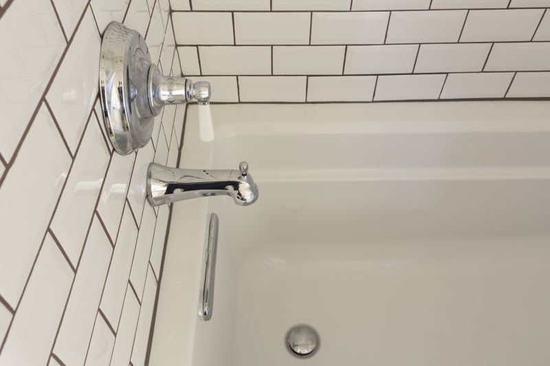 Refinished Bathtub with Accessories